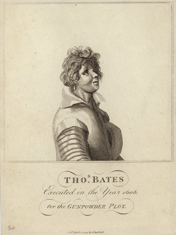 Thomas Bates Executed for the Gunpowder Plot by English School