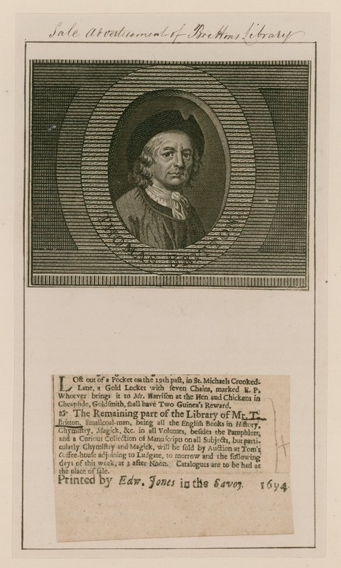 Thomas Britton, the Musical Small Coal-Man by English School