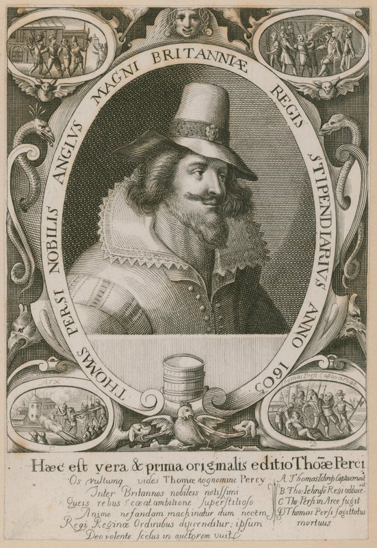Thomas Percy, One of the Conspirators in the Gunpowder Plot by English School