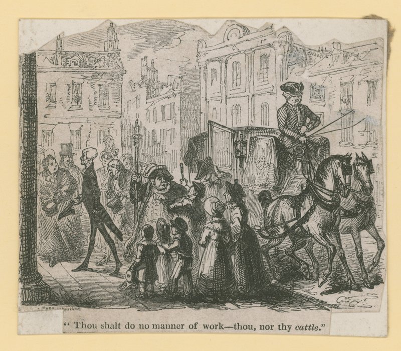 Thou shalt do no manner of work - thou, nor thy cattle by English School