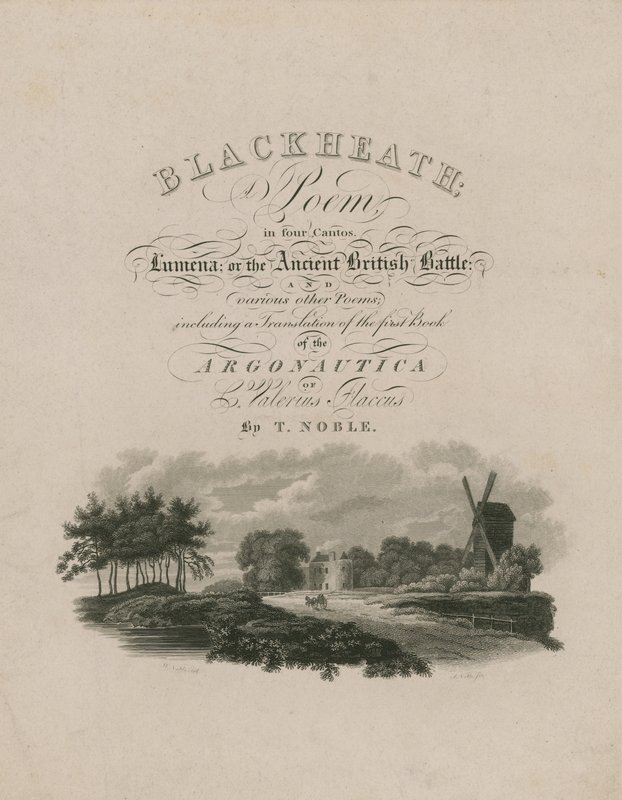 Title Page for Blackheath by English School