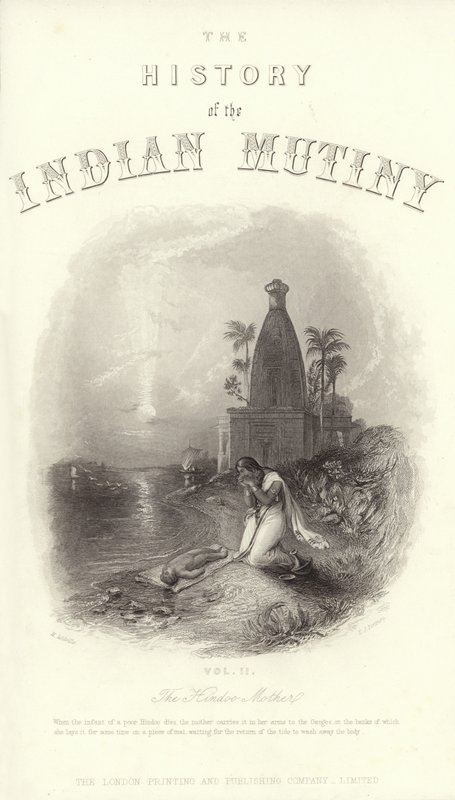 Title Page from The History of Indian Mutiny by English School