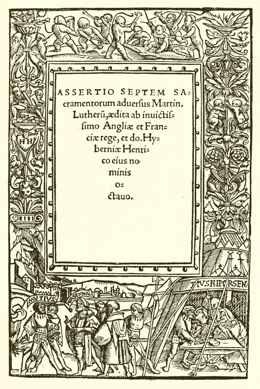 Title Page of Henry VIII
