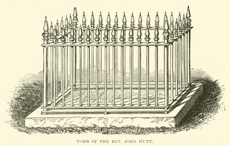 Tomb of the Reverend John Hunt by English School
