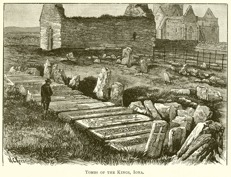 Tombs of the Kings, Iona by English School