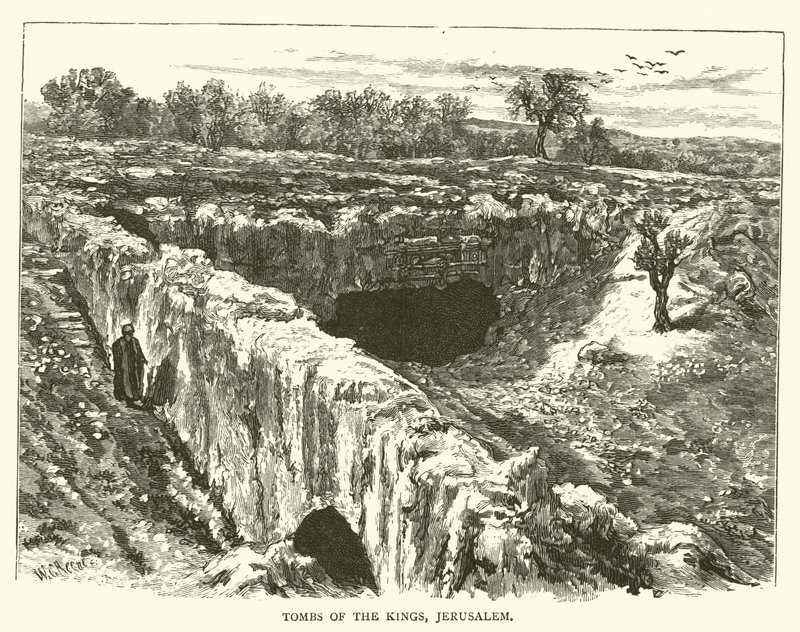 Tombs of the Kings, Jerusalem by English School
