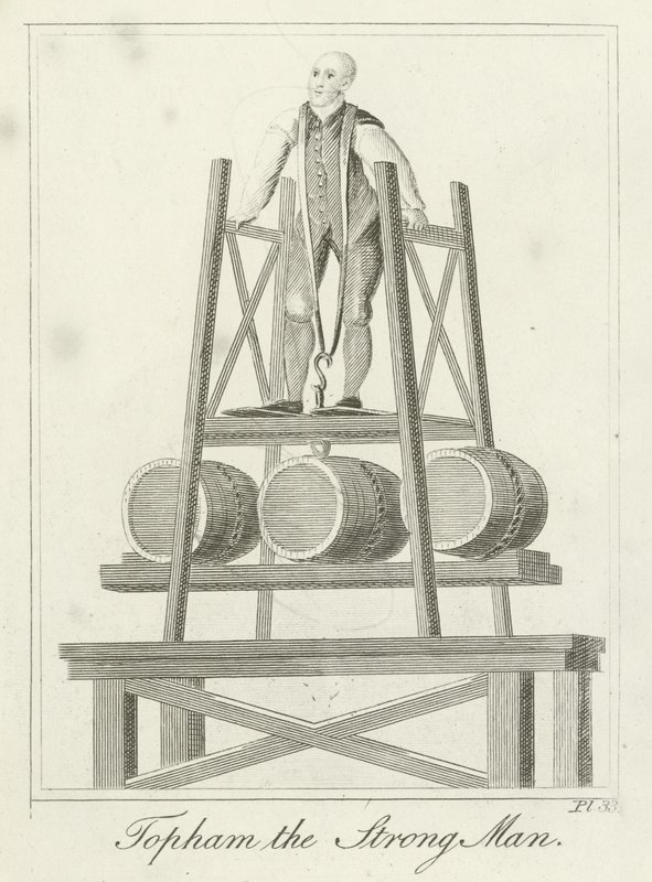 Topham the Strong Man by English School