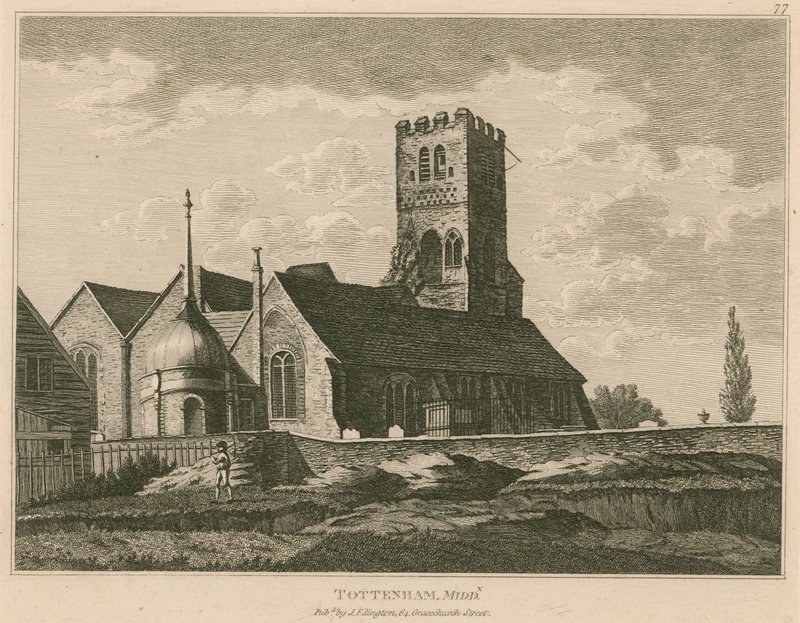 Tottenham Church, London by English School