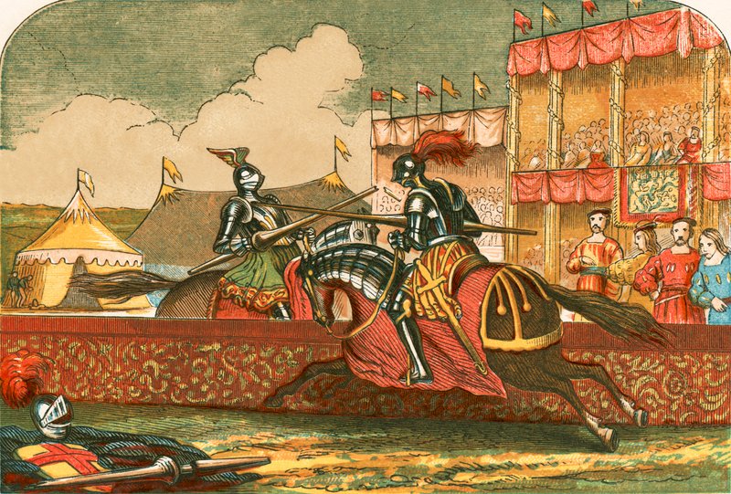 Tournament on the Field of the Cloth of Gold by English School