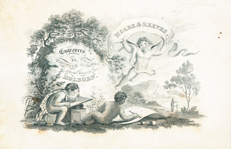 Trade Card, Hoare & Reeves by English School