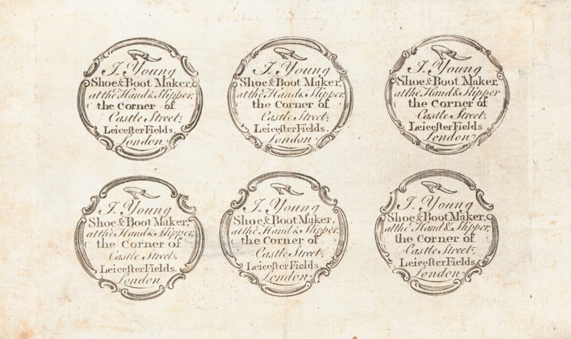 Trade Card, J Young by English School