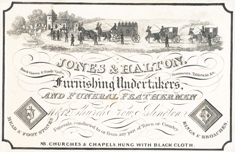 Trade Card, Jones & Halton by English School