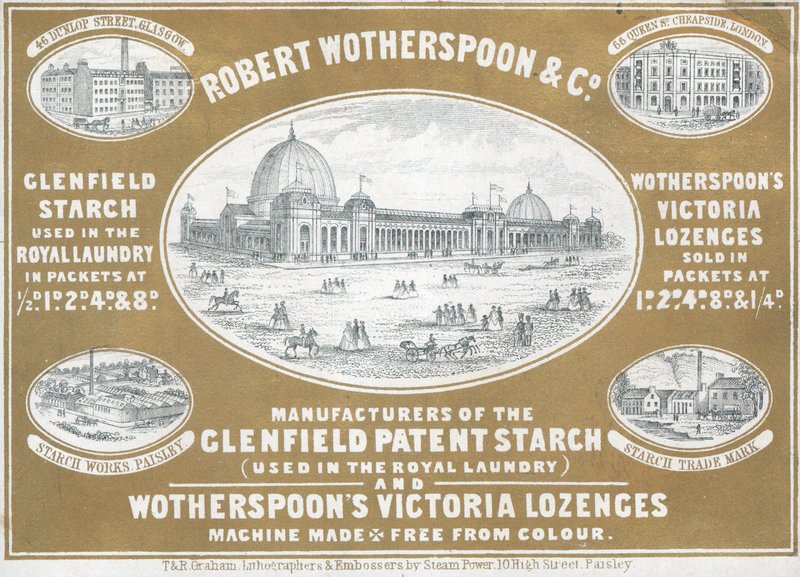 Trade Card, Robert Wotherspoon & Co by English School