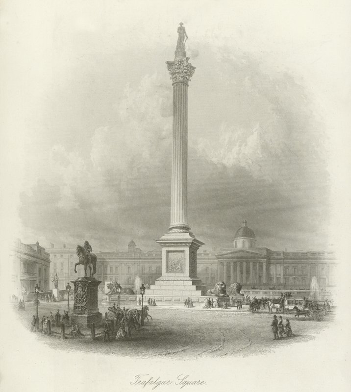 Trafalgar Square, London by English School