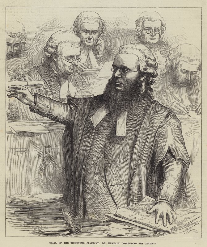 Trial of the Tichborne Claimant, Dr Kenealy concluding his Address by English School