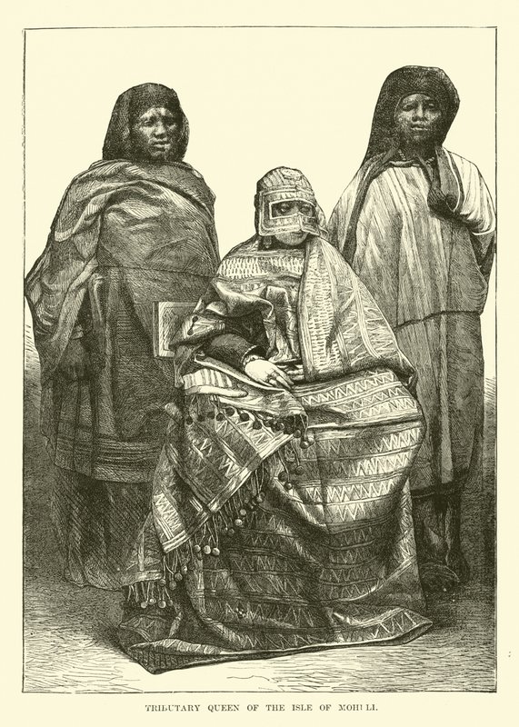 Tributary Queen of the Isle of Moheli by English School
