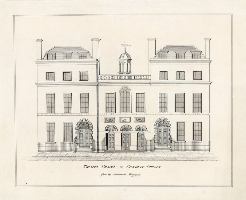 Trinity Chapel, Conduit Street, London by English School