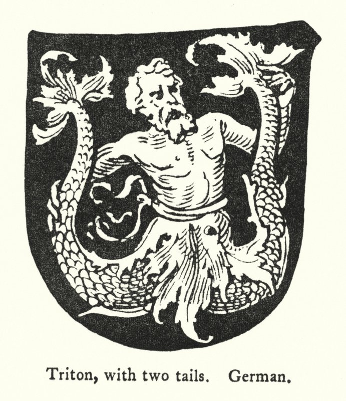Triton, with two tails, German by English School