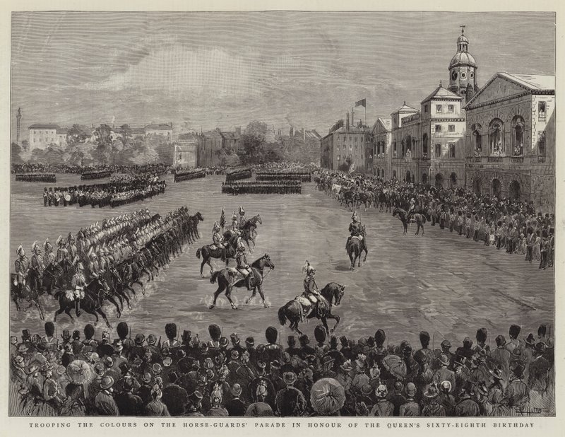 Trooping the Colours on the Horse-Guards