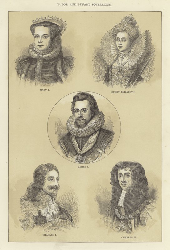 Tudor and Stuart Sovereigns by English School