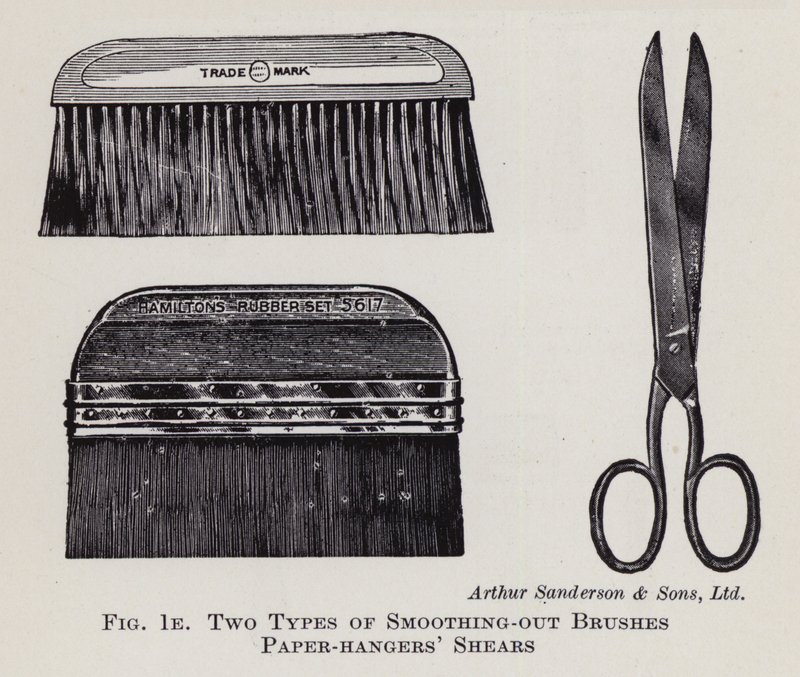 Two Types of Smoothing-out Brushes, Paper-hangers