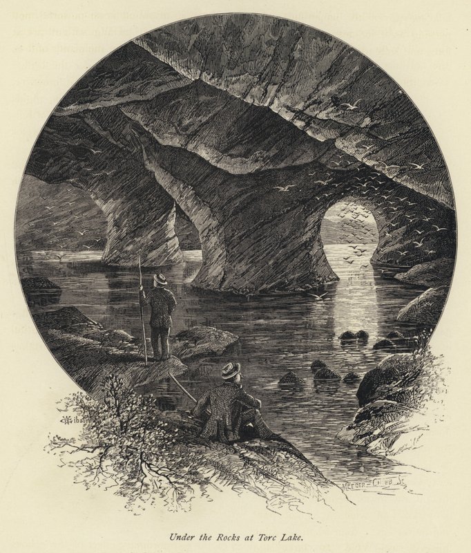 Under the Rocks at Torc Lake by English School