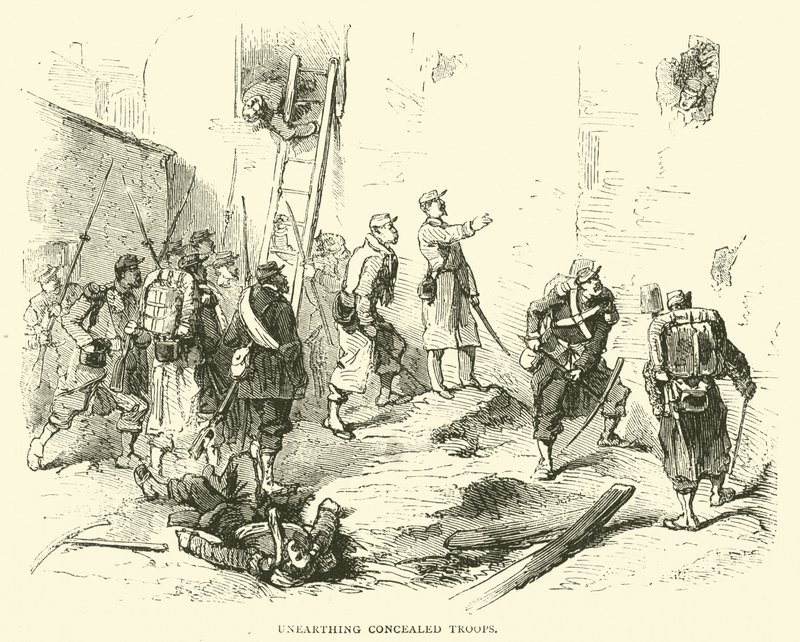 Unearthing Concealed Troops by English School