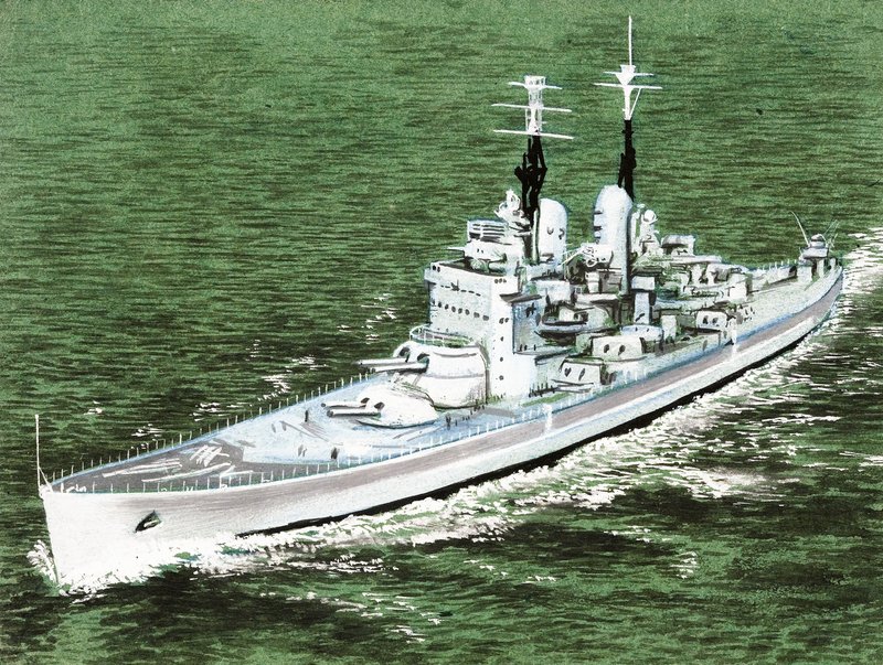 Unidentified ship by English School