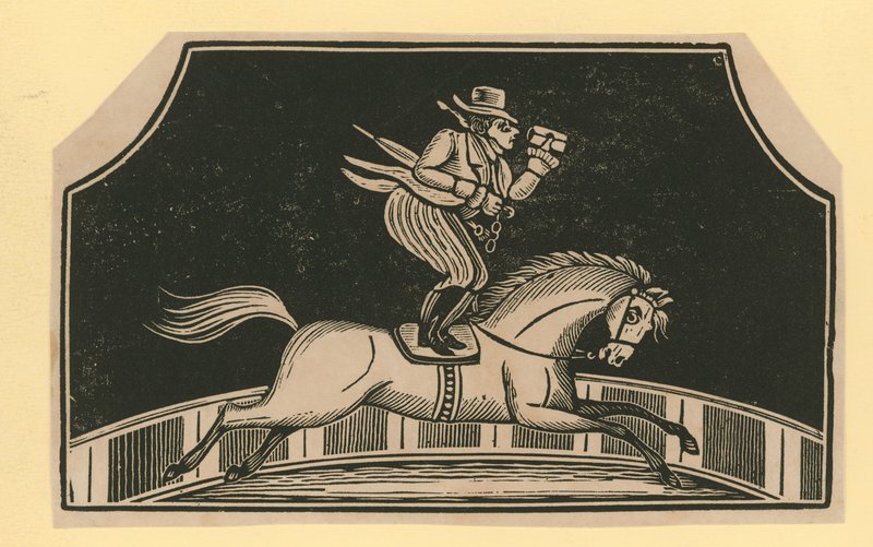 Untitled Circus Scene: Horse Rider by English School