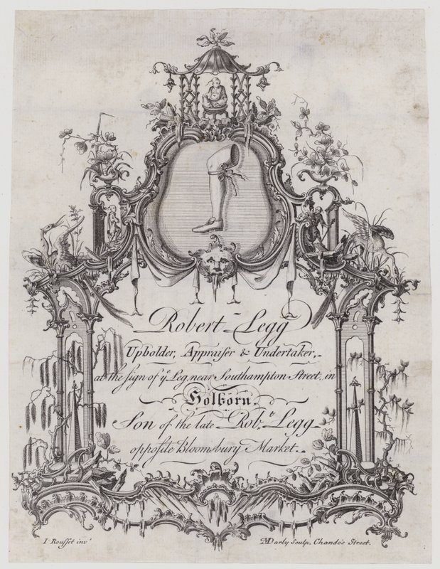 Upholsterer, Robert Legg by English School
