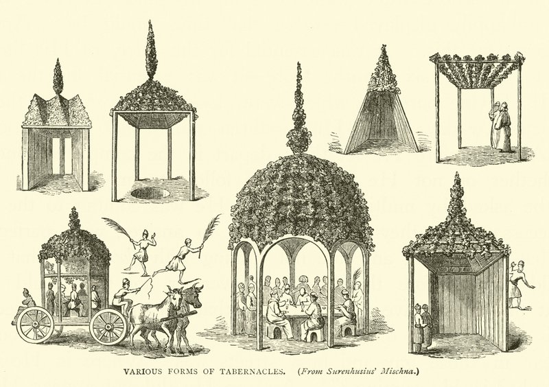 Various forms of Tabernacles by English School