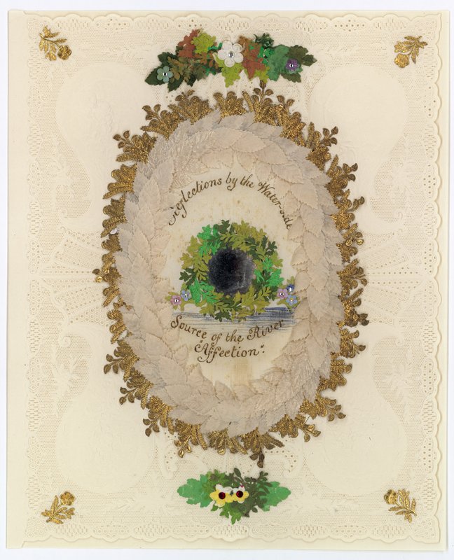 Victorian Valentine Card by English School