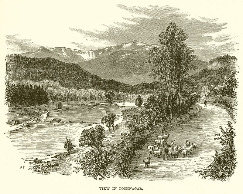 View in Lochnagar by English School
