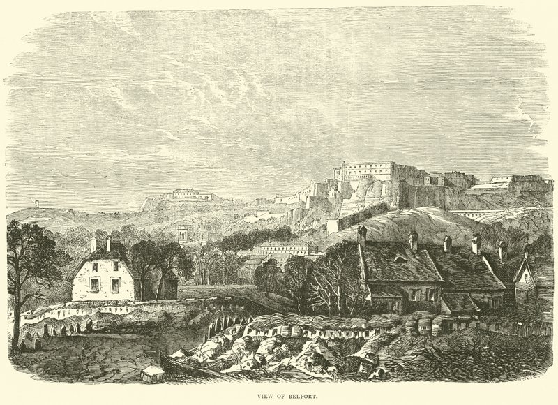 View of Belfort, October 1870 by English School