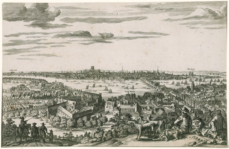 View of London by English School