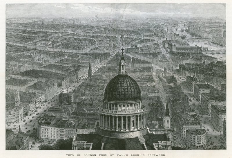 View of London from St Paul