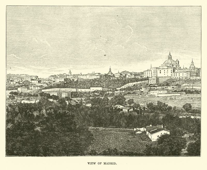 View of Madrid by English School