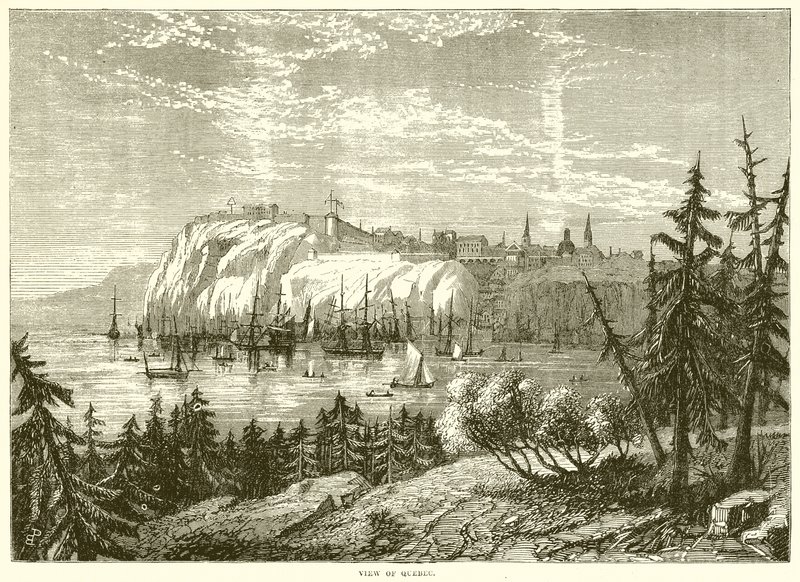 View of Quebec by English School