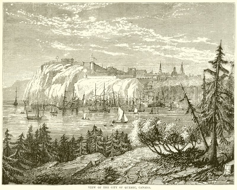 View of the City of Quebec, Canada by English School