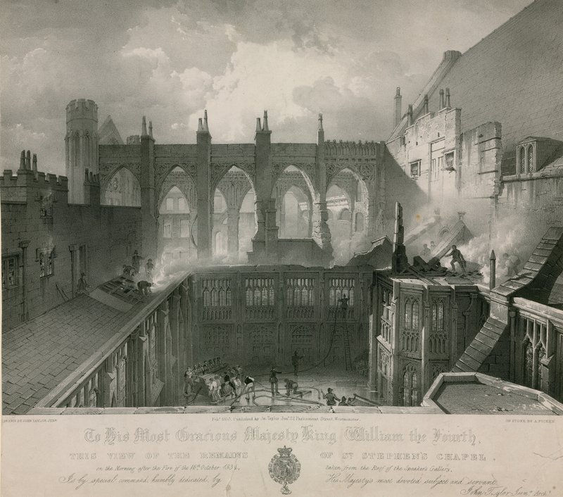 View of the Remains of St Stephen