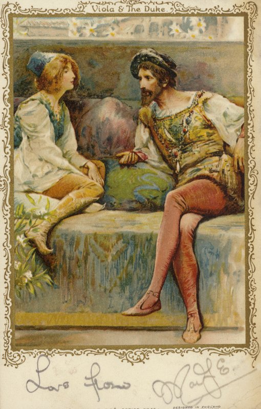 Viola and the Duke in William Shakespeare