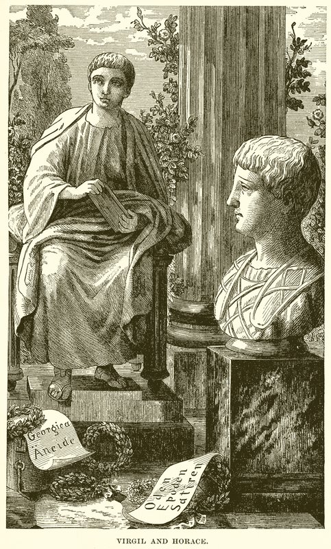 Virgil and Horace by English School