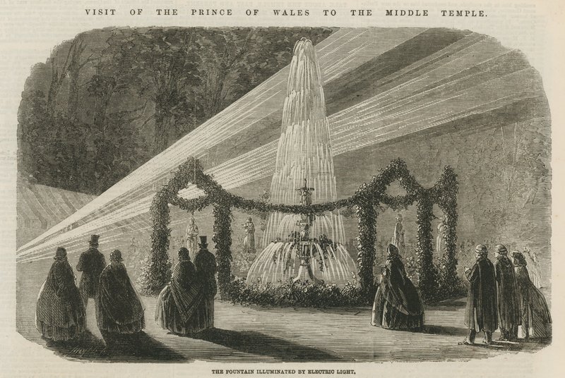 Visit of the Prince of Wales to the Middle Temple by English School