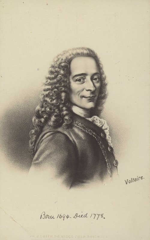 Voltaire (1694-1778) by English School