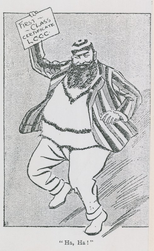 W G Grace celebrates by English School