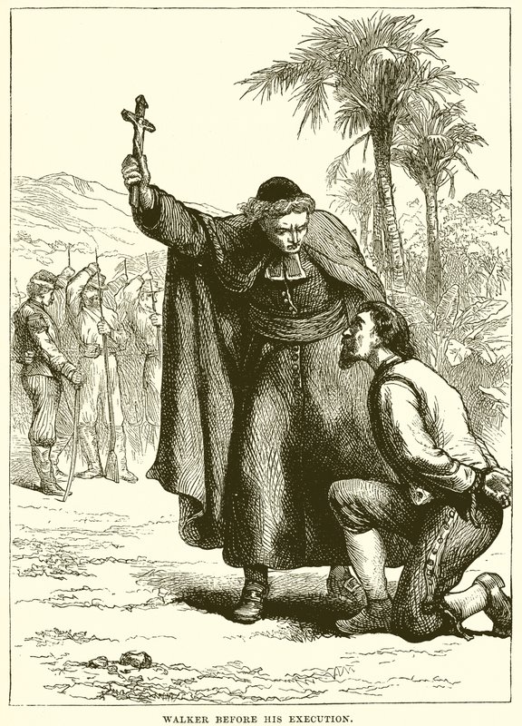 Walker before his execution by English School