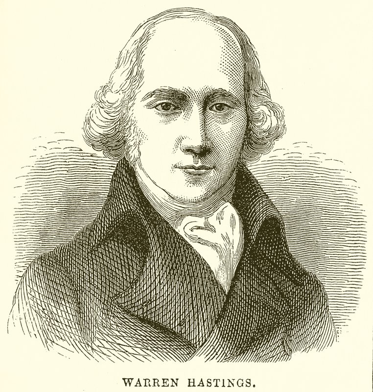 Warren Hastings by English School