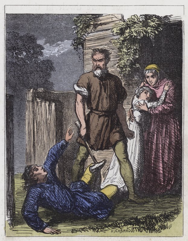 Wat Tyler and the Tax-Gatherer by English School