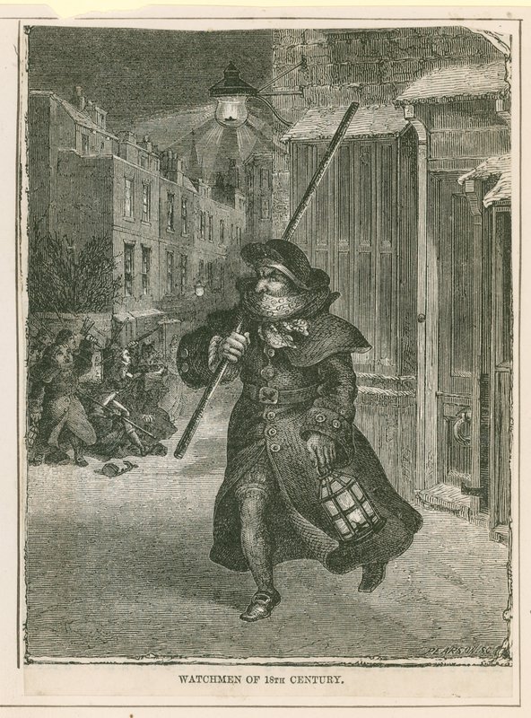 Watchmen of the 18th Century by English School