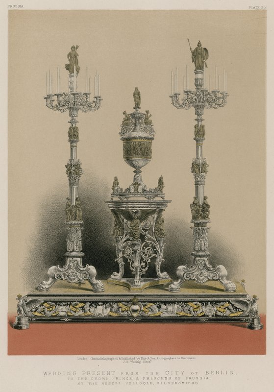 Wedding Present to the Crown Prince and Princess of Prussia by English School